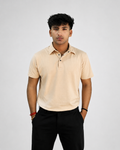 DARA Signature Polo- Sand Beige