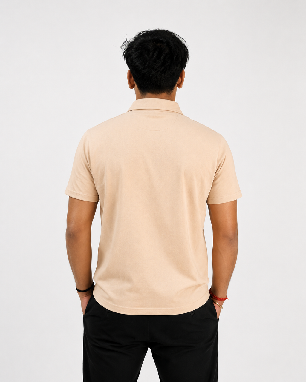 DARA Signature Polo- Sand Beige