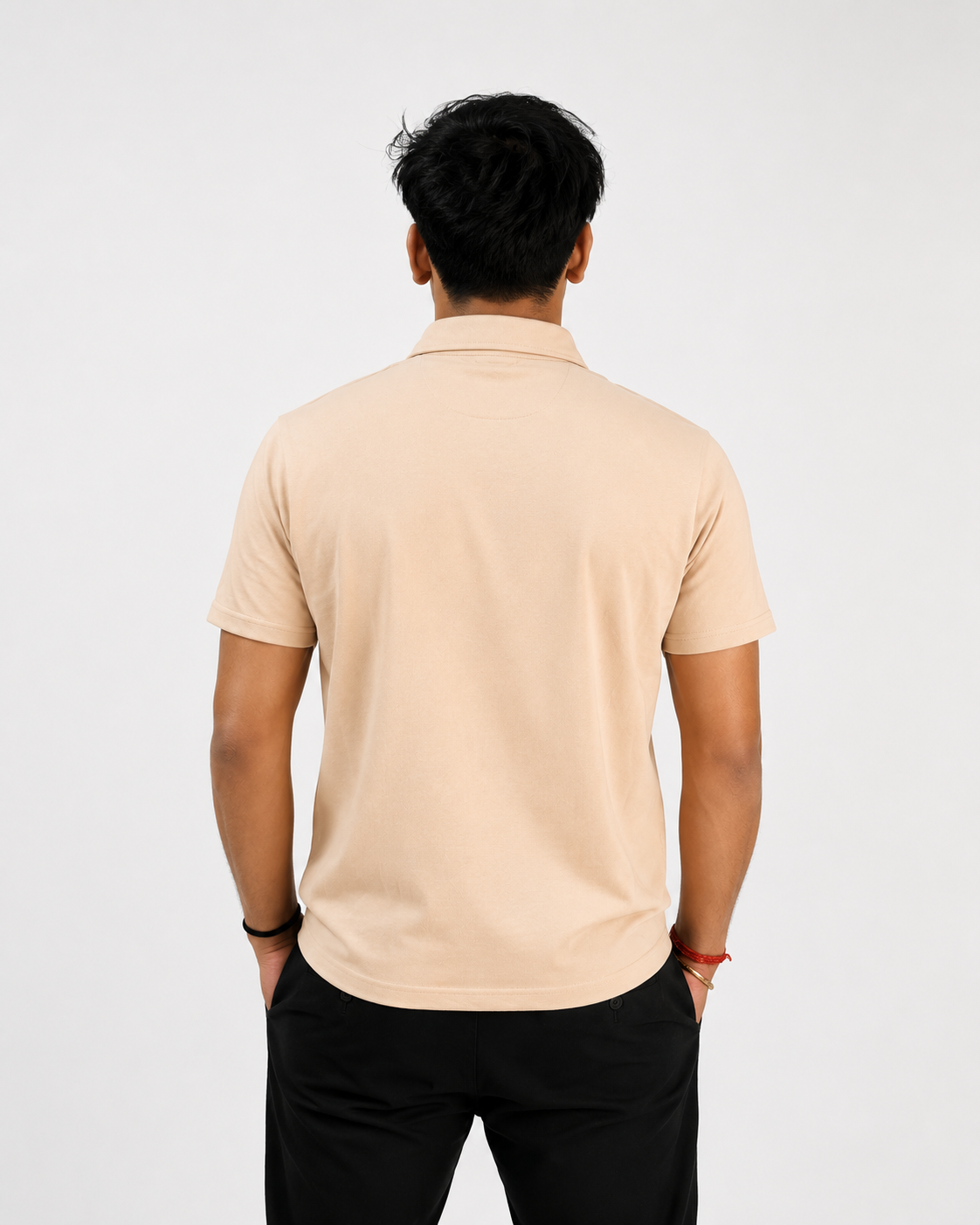 DARA Signature Polo- Sand Beige