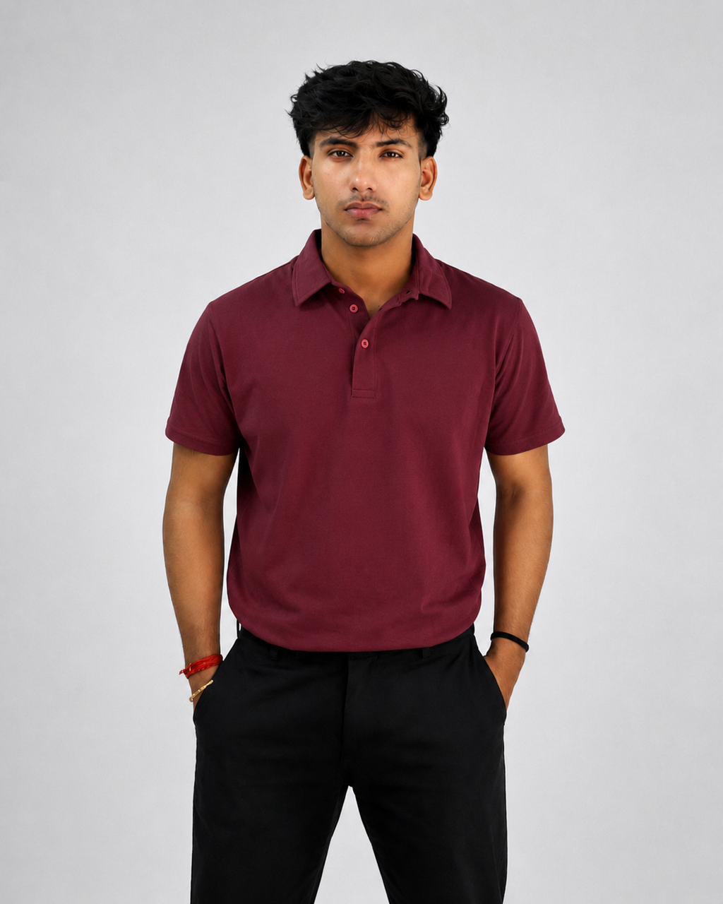 DARA Signature Polo - Royal Maroon