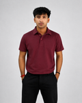 DARA Signature Polo - Royal Maroon