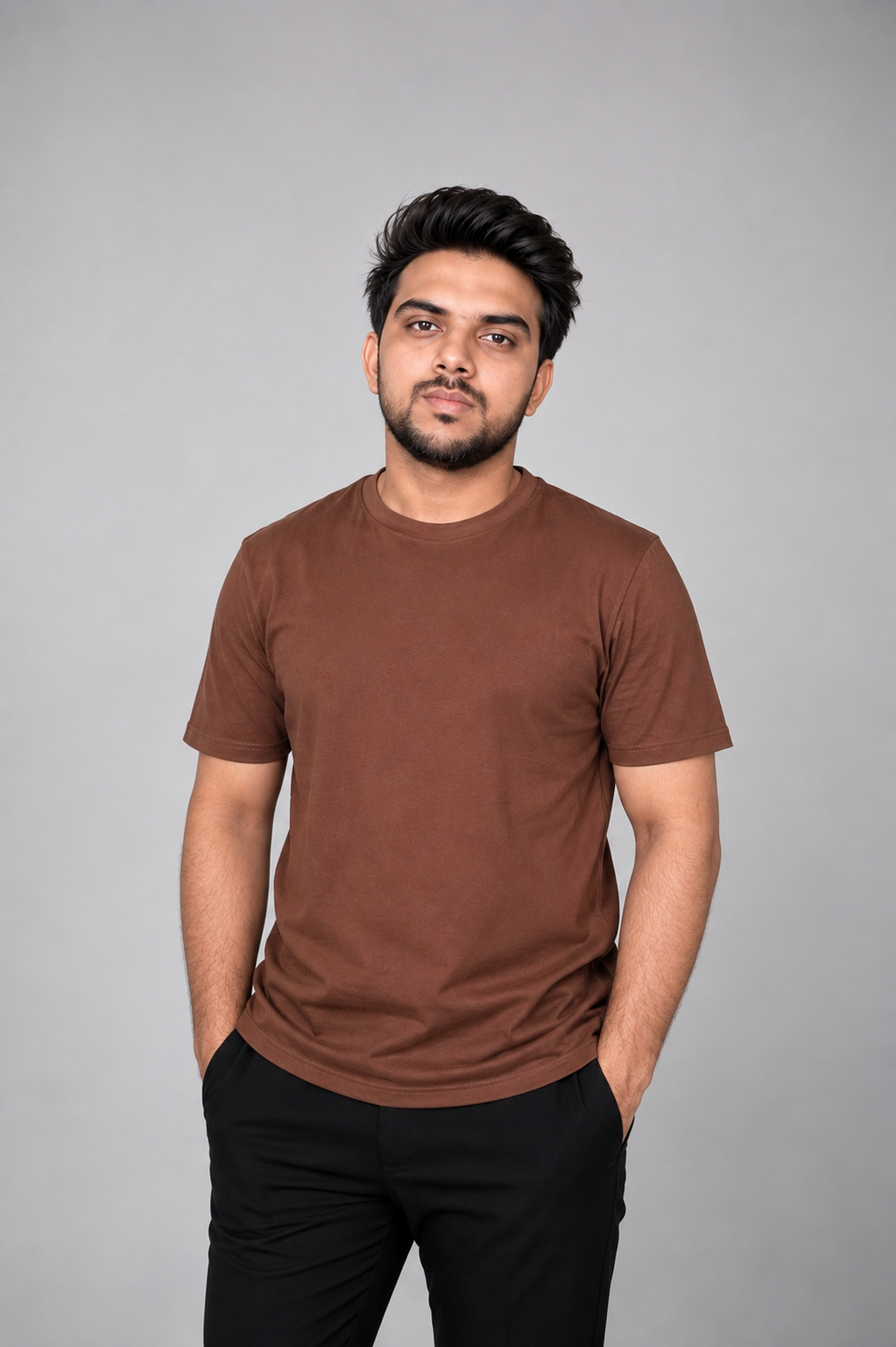 DARA Essential Tee - Cocoa Brown