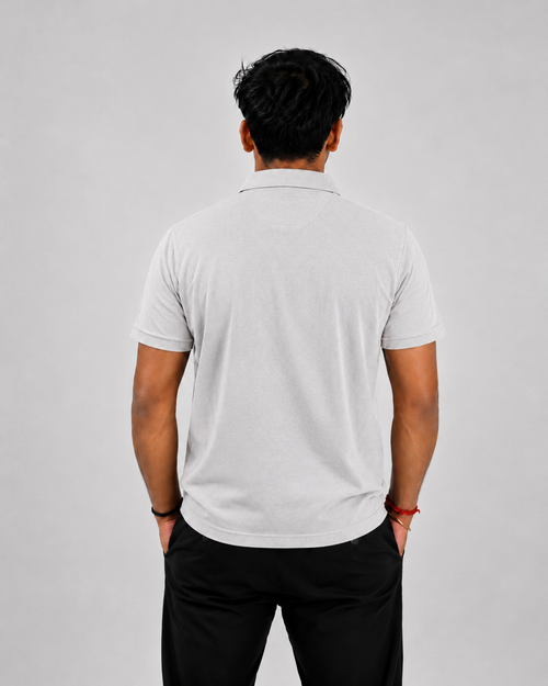 DARA Signature Polo - Light Grey