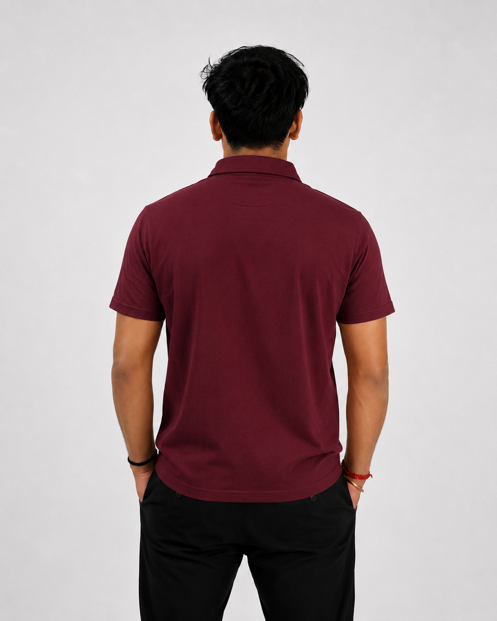 DARA Signature Polo - Royal Maroon