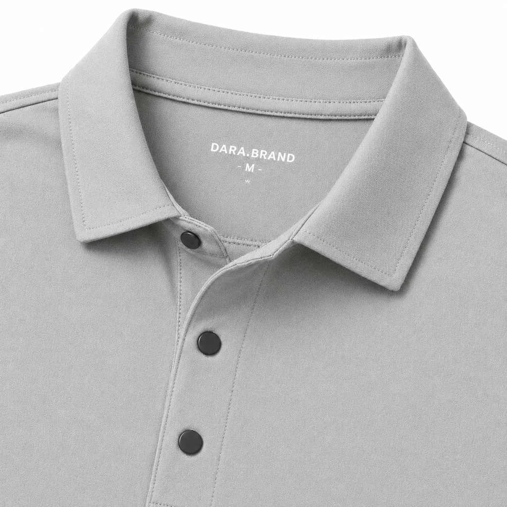 DARA Signature Polo - Light Grey