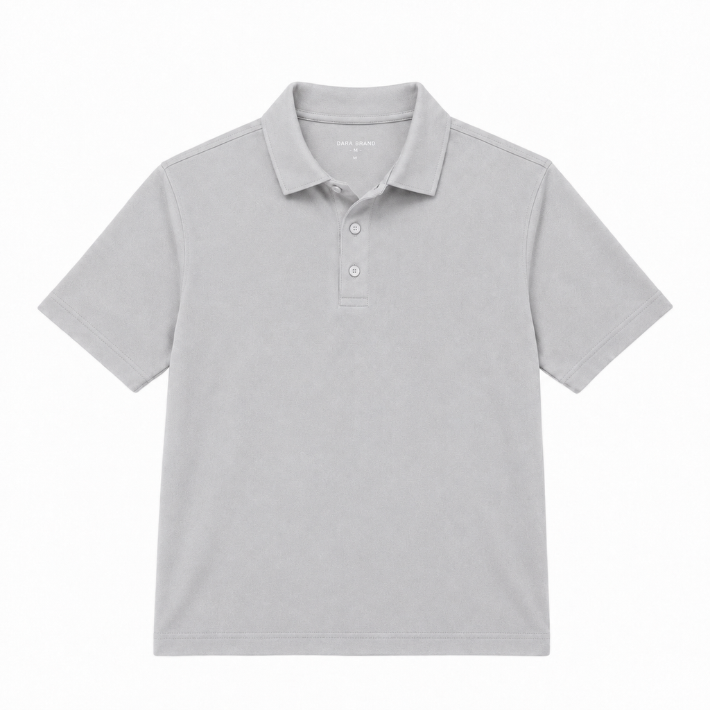 DARA Signature Polo - Light Grey