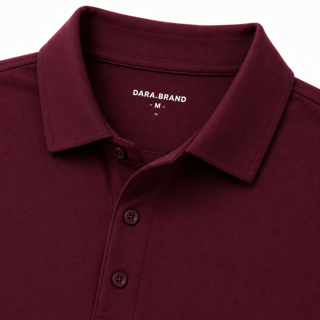 DARA Signature Polo - Royal Maroon
